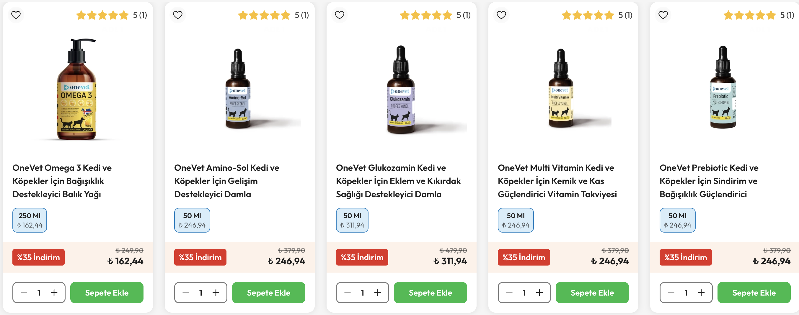 OneVet Ürünleri