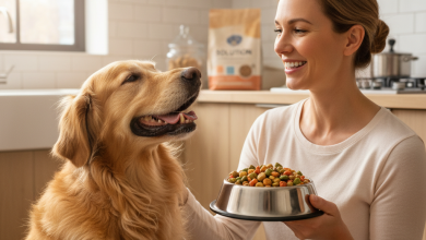 A photorealistic, heartwarming indoor scene