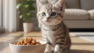 A photorealistic, heartwarming close-up shot of a fluffy, adorable 3-month-old silver tabby kitten